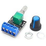 Resim Alkatronik 5v/16v 10a Mini Dc Motor Sürücü Hız Kontrol Devresi 0-100% Pot Kontrollü Pwm Açma Kapama Butonlu 