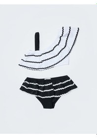 Resim Deep Beach Sutaşı Detaylı Kız Çocuk Bikini Takım 001 
