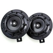 Resim Ranyeek 12v 115db Demir Oto Klarnet, 435hz/335hz Çift Ton, Elektrikli Araçlar İçin, 2 Adet Siyah Paket 