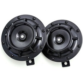 Resim Ranyeek 12v 115db Demir Oto Klarnet, 435hz/335hz Çift Ton, Elektrikli Araçlar İçin, 2 Adet Siyah Paket 