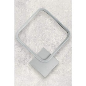 Resim Enisa Modern Tasarım Gri Renk Gün Işığı Ledli Banyo - Mutfak - Salon LED Duvar Aplik 