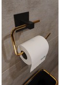 Resim Bino Gold Paslanmaz Çelik Wc Kağıtlık Tuvalet Kağıtlığı Tuvalet 