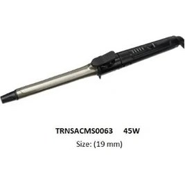 Resim Trina Saç Maşası 19 mm Seramik Gövde 220°C Dijital Isı Göstergeli 360° Döner Kordon Profesyonel 