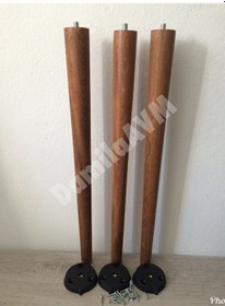 Resim Ceviz 3.Lü Zigon Sehpa Ayak Ve Aparatı 40-45-50-55Cm 