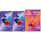Resim Durex Chill Prezervatif 40'lı + Manuel Mastürbatör 