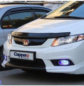 Resim Cappafe Honda Civic 9 Ön Kaput Koruma Rüzgarlık 4Mm Abs 2012-16 