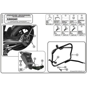 Resim Kappa Klx4104 Kawasakı Er-6N - Er-6F 650 12-16 Yan Çanta Taşıyı N11.267 