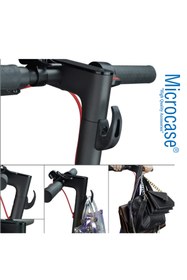 Resim Microcase Scooter Elektrikli Bisikletler için Çok Fonksiyonlu Yük Eşya Taşıma Aparatı Tutacak-AL4786 