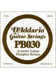 Resim D'addario Pb030 Akustik Gitar Tek Teli - 30 Numara 