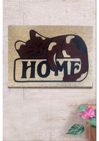 Resim Co Co Shlof 40x60 cm Doğal Ko ko Kıl paspas,Hindistan Naturel Kapı Önü Paspası 