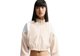 Resim Nike Sportswear Shrunken Track Jacket Kadın Fermuarlı Ceket 