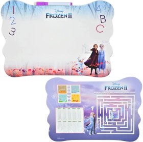 Resim Belle Fusion Mey Ithalat® Orjinal Frozen Eva Çift Taraflı Lisanslı Yazı Tahtası 