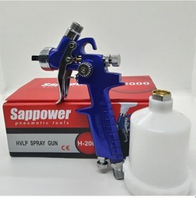 Resim Sappower Boya Tabancası Üstten Depo H2000 0.8Mm N11.133 