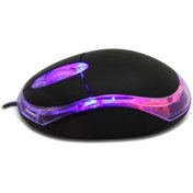 Resim KM-6809 Usb Siyah Işıklı Optik Mouse Everest