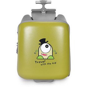 Resim Tucklebery Oturaklı Gezgin Çocuk Valizi - Yeşil - Yeşil / Standart 