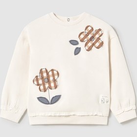 Resim Mayoral 1459 Kız Bebek Çiçek Nakışlı Sweashirt - 1 Yaş 
