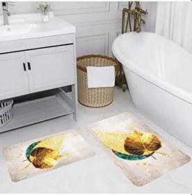Resim Rovigo Home Dijital Baskılı 2'li Banyo paspas Takımı RVG5174 
