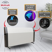 Resim Mirkraft ECON 110 Antrasit/Beyaz Dijital Konvektör Isıtıcı 