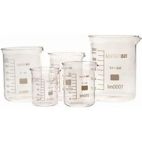 Resim 100ml Kısa Form Cam Beher, Laboratuvar Kullanımı İçin 0 Colorless Blender 