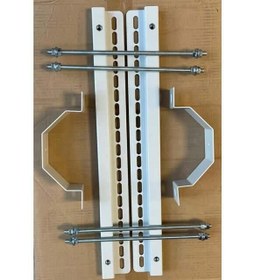 Resim AGER AA-OU-PL150-8-KIT-B2-EC Outdoor 150mm Sekizgen Direk Montaj Kiti 