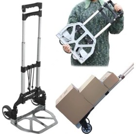 Resim Mcreative Multi Fonksiyon Katlanır 70 kg Kapasiteli Portatif Koli Taşıma Aracı 