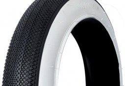 Resim Innova 20X4.0 Fat Bike Lastik Kalın Teker Yol Lastiği Siyah Beyaz Yanak 