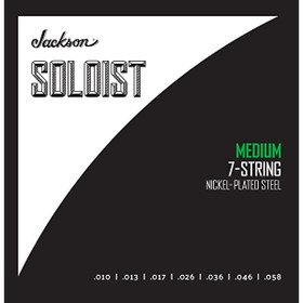 Resim Jackson Soloist 7 Telli Medium .010-.058 Elektro Gitar Teli 