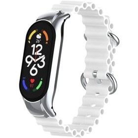 Resim Sones Xiaomi Mi Band 7 Deniz Silikon Hava Alabilir Saat Kordonu 