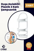 Resim Creasept Duşa Asılabilir Şampuanlık Shower Caddy Plastik 3 Katlı Şampuanlık Fma04674 