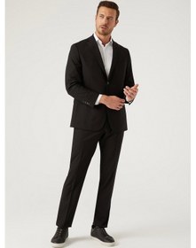 Resim D's Damat Ds Damat Comfort Fit Siyah Düz Takim Elbise 6he05ob35604m 001 