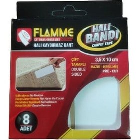 Resim Flamme Halı Kaydırmaz Pedler 8 Adet - Mapı-435347 Renkl 