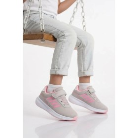 Resim Lafonten Buz-Pembe Cırtlı Fileli Hafif Kız Çocuk Spor Ayakkabı 755 F 