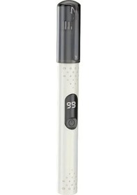 Resim Honeybeeshop Beyaz Usb Şarjlı Burun Kılı Makası Taşınabilir Erkek Kadın Seyahat Hediyesi 
