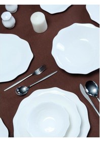 Resim Maxx Doria Pure Star 12 Kişilik 60 Parça Yemek Takımı Pa2075 Beyaz 