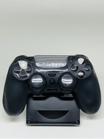 Resim YUES Ps4 Joystick Silikon Kılıf Dualshock Koruyucu Siyah Uyumlu 