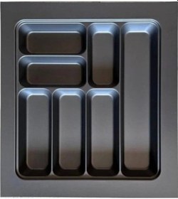 Resim Eco Lüx Modül Kaşıklık Antrasit 47x49 Cm Royaleks-acero-20353 Çok Renkli 