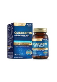Resim Nutraxin Quercetin Bromelain 30 Tablet -Kuersetin, Bromelain, Çörek Otu, C Vitamini, Isırgan Otu 