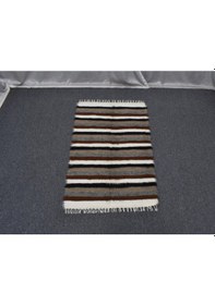 Resim Zehra Abla Halı Yeni El Dokuma Seçkin Nadir Tiftik Yün Siirt Battaniyesi Kilim 5881 