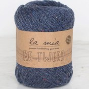 Resim La Mia Re-Tweed Lacivert Melanj El Örgü İpi - L108 - 34412 