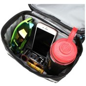 Resim Willowhaven Yüksek Kapasiteli H-2 Siyah Bisiklet Ön Çantası - 600d Kumaş Siyah 