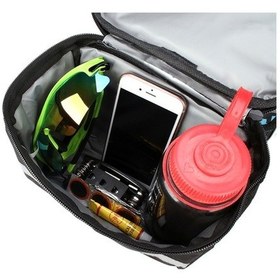 Resim Willowhaven Yüksek Kapasiteli H-2 Siyah Bisiklet Ön Çantası - 600d Kumaş Siyah 