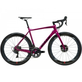 Resim Bisan Mithra Rim Brake Yarış Bisikleti 105 Set (Mor-Siyah) 