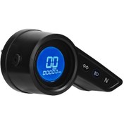Resim Vkemall 7 Renkli Lcd Motosiklet Gösterge Paneli - Hız, Rpm, Yakıt Göstergeli - Sinyal Ve Far Işıkları Dahil 