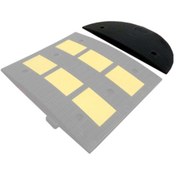Resim İleri Trafik Kauçuk Yol Kasisi Destekli, Hız Kesici Kapağı 60 x 30 x 4,5 cm 