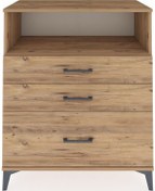 Resim Hyperion Şifonyer Tek Raflı 3 Çekmeceli 88x44x106 Çam-çam Çam 