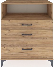 Resim Hyperion Şifonyer Tek Raflı 3 Çekmeceli 88x44x106 Çam-çam Çam 