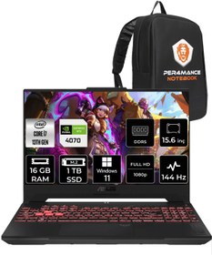 Resim TUF Gaming F15 FX507VI-LP097 Zi716 Intel Core i7-13620H 15.6" 16 GB RAM 1 TB SSD 8 GB RTX4070 144Hz W11Pro Gaming Laptop 