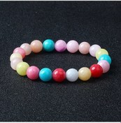 Resim Embracenaturereiki Doğal Taş Bileklik Erkek/kadın Çakra Kuvars Akik Ametist Enerji Şifa Pembe 17cm Green 