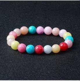 Resim Embracenaturereiki Doğal Taş Bileklik Erkek/kadın Çakra Kuvars Akik Ametist Enerji Şifa Pembe 17cm Green 