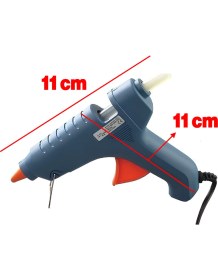 Resim Glue Gun Elektrikli 165° C Küçük Sıcak Mum Silikon Tabancası 7.3 mm İnce Mum Çubuğu Tutkal Isı 10 W 1 Adet 